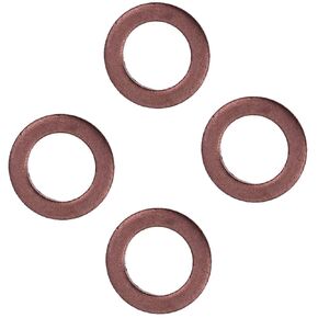 Sealing Ring Set of 4 Bottom Injector Washer 15841-53622 Compatible with Kubota V2203 Engine