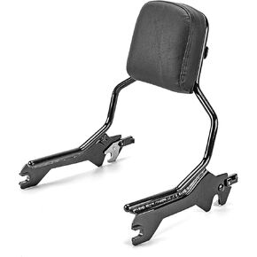 Wsays Sissy Bar القياسي ارتفاع المساعد للركاب اللوحة اللمعان الأسود متوافق مع Harley Softail Sport Glide Low Rider S Flsb Fxlr Fxlrs 2018-2024