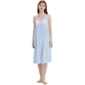 Vality Liegown Liegownless Cotton Cotton Sleep Dress Lace Spaghetti Sleepshirts Victorian Sleepwear