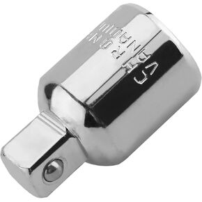 Utoolmart 1/2 Inch Drive (F) x 3/8 Inch (M) Impact Socket Adapter for Ratchet Wrenches, Cr-V Converter for Sleeve Reducer, Female to Male, 1Pcs