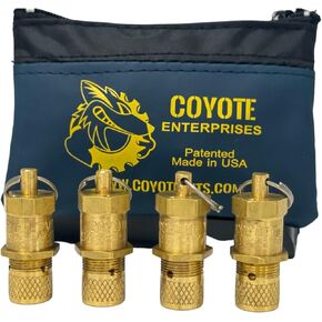 Official Tire Deflators, Air Down Tyres Programmable Automatic Deflators with Pressure Range from 8 to 65 PSI Vortex V2 Venting Speed Technology, CEDV2 - Made in The USA, Bronze