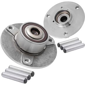 [2-Pack] BR930861K - FRONT Driver or Passenger Side Wheel Hub Bearing Assembly Compatible With 2008-2016 Smart Fortwo