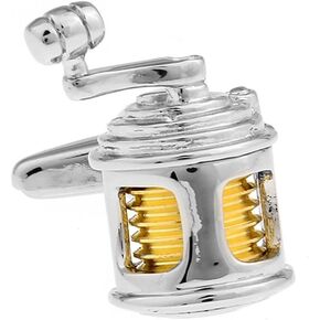 Fishing Reel Fisherman Rod Line River Fish Cufflinks