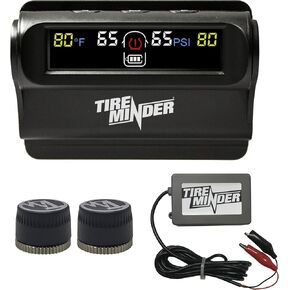 TireMinder Solar TPMS for Trailers with Two transmitters