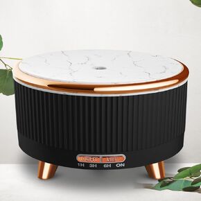 Essential Oil Diffusers for Home 500ml,Aromatherapy Diffusers for Essential Oils Large Room with 7 Colors Lights & 3 Mist Mode Waterless Auto Off,Cool Mist Humidifiers for Decor,Black