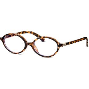 Kuguaok عتيقة الأزرق ضوء الحظر نظارات للنساء ، Retro Oval Y2K Eyeglasses Eyeglasses Framing Gaming TV نظارات bluelight