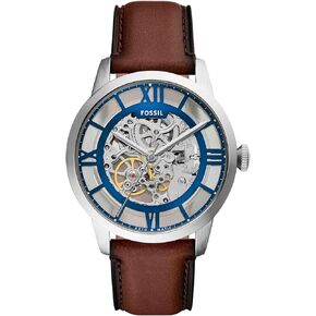 Fossil Men's Townsman Automatic Brown Leather Watch