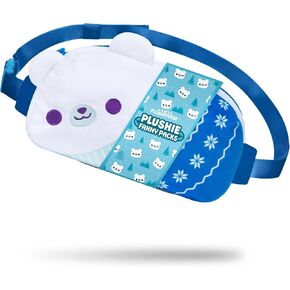 Teeturtle - Plushie Fanny Pack - Holiday - Cute Kawaii Sweater Bear - حقيبة Crossbody الورك