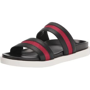 STACY ADAMS Men's Metro Double Strap Slide Sandal Flat