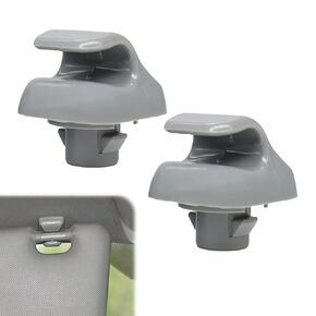 2007 Sun Visor Clip استبدال متوافق مع Honda Accord ، مقاطع Sunvisor الداخلية لـ Civic CR-V Odyssey Ridgeline Element Pilot Acura TSX RSX ، OEM #88217S01A01ZA 88217S04003ZA (Gray)