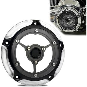 Contrast Cut Clarity Derby Cover For Harley Softail Slim Flsl 107 Fatboy Breakout Fxbrs 114 Deluxe Lower Rider Fatbob 2019-2024