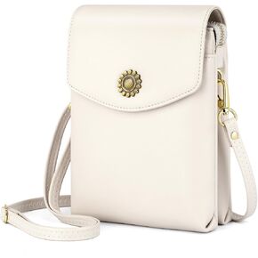 RONSIN Small Crossbody Bags for Women Designer Cell Phone Bag Vegan Leather Wallet Purses Handbags Adjustable Strap
