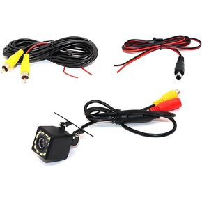Car Rear View Camera, Vehicle Backup Camera, Waterproof 170° Wide Angle 12 LED Night Visions, Reversing Parking Cameras, Universal Cars, SUV, Trucks