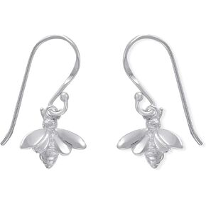 Boma Jewelry Sterling Silver Bee Earrings