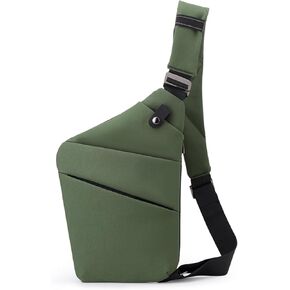 Travel Anti Pickpocket Purses, Slim Carry Crossbody Bag for Women & Man Travel Safe, Waterproof