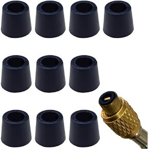 10PCS A/C 1/4" Charging Hose Gaskets, Rubber O-Rings, HVAC Refrigerant Seals, Automotive Repair Tool