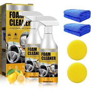 2PCS Multi-Purpose Foam Cleaner, 2025 New All Around Master Foam Cleaner, Upholstery Cleaner for Car Seats