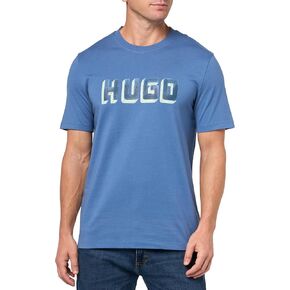 HUGO Men's Block Logo Short Sleeve T-Shirt