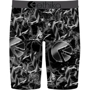 Ethika Mens Staple Boxer Brief | Black Water