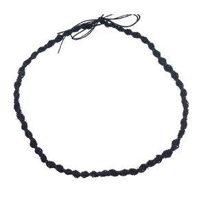 BEACH HEMP JEWELRY Black Hemp Choker Necklace for Men Women Teen Girls Handmade