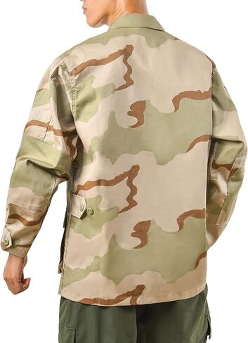 العمود الفقري رجالي الجيش الجيش معركة العسكرية لباس موحد قميص بدو كامو أعلى سترة in Kuwait