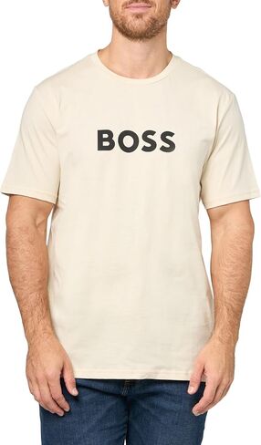 BOSS Men's Big Logo Cotton T-Shirt in Saudi Arabia