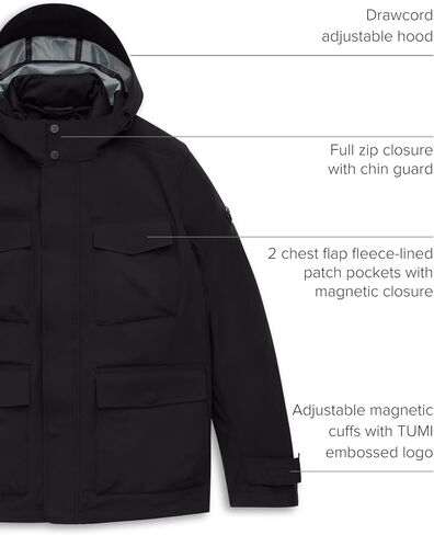Tumi Men's 3-in-1 سترة ثقيلة ونظام سترة وسترات مع سترة ختم حر-سترة Primaloft مع جيوب in Saudi Arabia