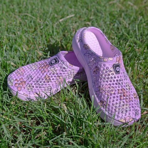 Rainbow Paw Clogs Lightweight Slip On Breathable EVA Water Friendly Quick Dry Durable Animal Lover Shoes Gifts for Women Mom Ladies in Saudi Arabia