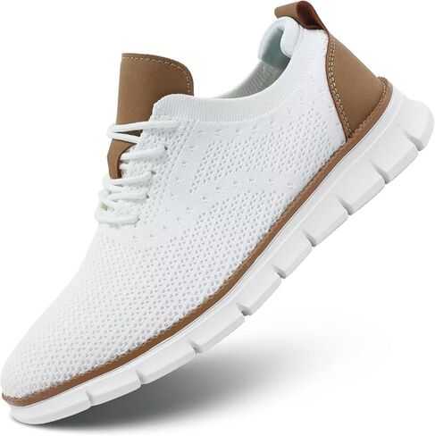 Men's Casual Oxfords Shoes Fashion Mesh Business Walking Work Dress Sneakers Comfortable Lightweight in Kuwait