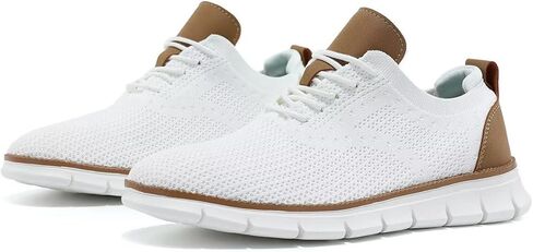 Men's Casual Oxfords Shoes Fashion Mesh Business Walking Work Dress Sneakers Comfortable Lightweight in Kuwait