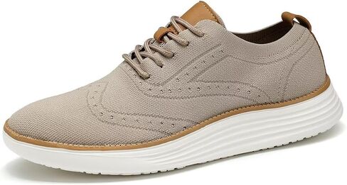 Men's Casual Oxfords Shoes Fashion Mesh Business Walking Work Dress Sneakers Comfortable Lightweight in Kuwait
