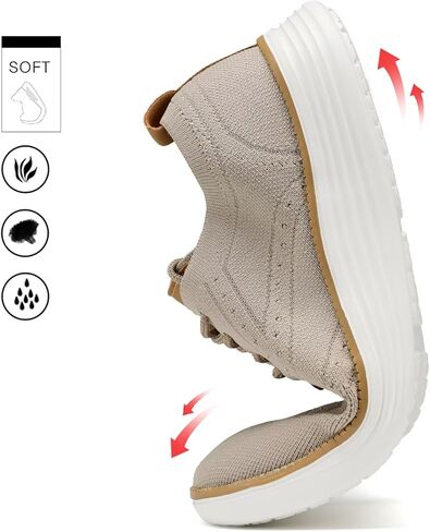 Men's Casual Oxfords Shoes Fashion Mesh Business Walking Work Dress Sneakers Comfortable Lightweight in Kuwait
