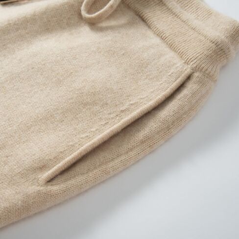 Women's Cashmere and Wool Blend Casual Knit Long Sleeve Thickening Type Hoodie Sweater and Pants Set, 2 Pieces, in Saudi Arabia