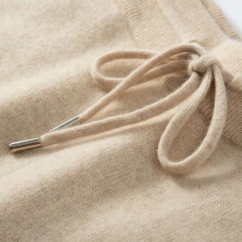Women's Cashmere and Wool Blend Casual Knit Long Sleeve Thickening Type Hoodie Sweater and Pants Set, 2 Pieces, in Saudi Arabia