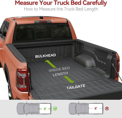 LEDKINGDOMUS Hard Folding Truck Bed Tonneau Cover Fits for Nissan Frontier 2005-2025 5ft Bed (NOT for México) in Saudi Arabia