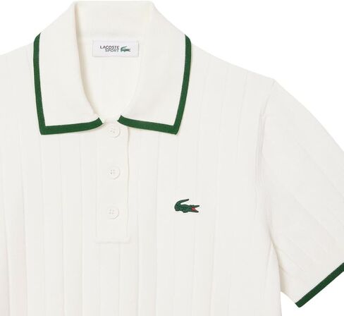 Lacoste Women's Short Sleeved Polo Collar Golf Sweater in Saudi Arabia