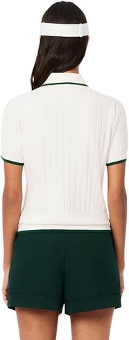 Lacoste Women's Short Sleeved Polo Collar Golf Sweater in Saudi Arabia