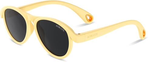 Baby Sunglasses Skin Feel Frame Polarized UV Protection Kids Glasses for Toddler Infant Boys Girls Age 0-24 Months in Saudi Arabia