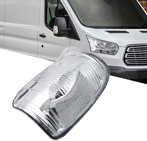 Wing Mirror Indicator Lens Cover - Side Mirror Indicator Lamp Lens Cover Car Wing Mirror Turn Signal Indicator Lens Cover Fit for Transit MK8 2014+(Left + Right) in Saudi Arabia