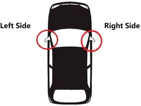 Wing Mirror Indicator Lens Cover - Side Mirror Indicator Lamp Lens Cover Car Wing Mirror Turn Signal Indicator Lens Cover Fit for Transit MK8 2014+(Left + Right) in Saudi Arabia