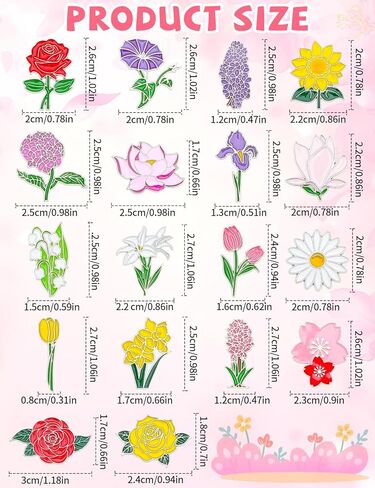 JUNEBRUSHS 36pcs Enamel Pins Bulk for Party Favors Women Girls Clothes Decor Accessories in Kuwait