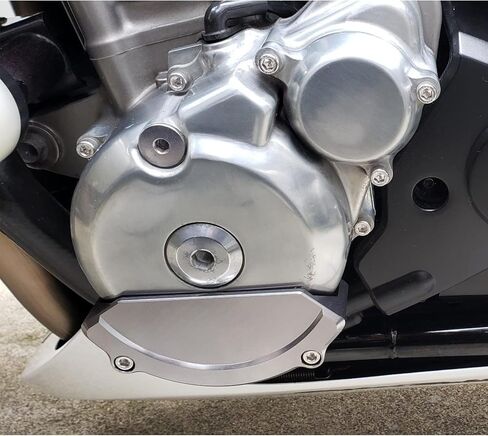 Motorcycle Engine Cover Protection Case Stator Crank Case Cover Compatible with Honda CB1100/EX/RS CB1300SF/ABS CB1300SB/ABS CB1300ST X4/LD (Black) in Saudi Arabia