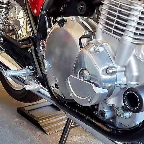 Motorcycle Engine Cover Protection Case Stator Crank Case Cover Compatible with Honda CB1100/EX/RS CB1300SF/ABS CB1300SB/ABS CB1300ST X4/LD (Black) in Saudi Arabia