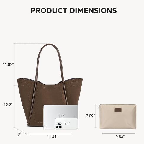 BOSTANTEN Purses for Women Trendy Travel Shoulder Bag Ladies Designer Tote Handbag 2025 Summer (11.4" x 3" x 12.2") in Saudi Arabia