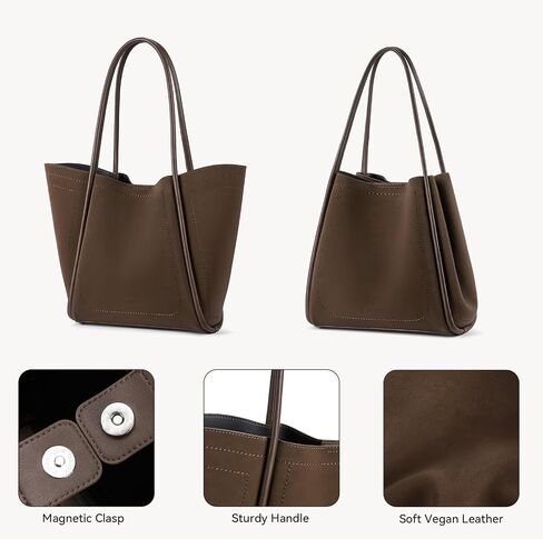 BOSTANTEN Purses for Women Trendy Travel Shoulder Bag Ladies Designer Tote Handbag 2025 Summer (11.4" x 3" x 12.2") in Saudi Arabia