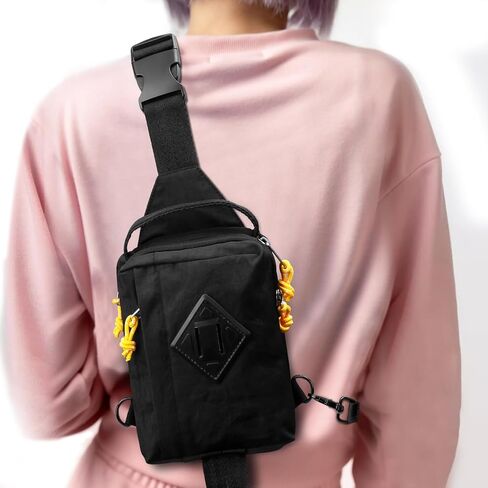 حقيبة حبال ريترو للحداثة: حقيبة كروس مائية للنساء - جيب زجاجي للمياه المخفية لكأس أوالا ستانلي in Kuwait