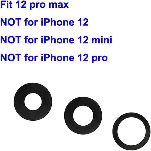 3 قطعة استبدال عدسة زجاجية للكاميرا الخلفية OEM لهاتف iPhone 16 Pro 6.3 بوصة ولهاتف iPhone 16 Pro Max 6.9 بوصة لاصق مثبت مسبقًا مع مجموعة أدوات الإصلاح in Saudi Arabia