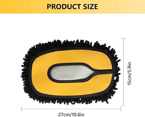 Car Wash Brush with Long Handle, 15°Curved Car Cleaning Brush with Replaceable Head Cover, Truck Washing Brushwith Telescopic Handle Wash Mop Kit 5PCS in Kuwait