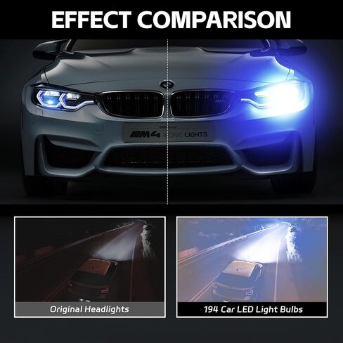 30pcs 194 مصابيح LED LED Car ، T10 LIGHT LITIORY LIGHT PLUSTION ، ERRER FREE 168 2825 W5W WEDGE COB LED ، Universal for Car Dome Map Door Light Light (White) in Saudi Arabia