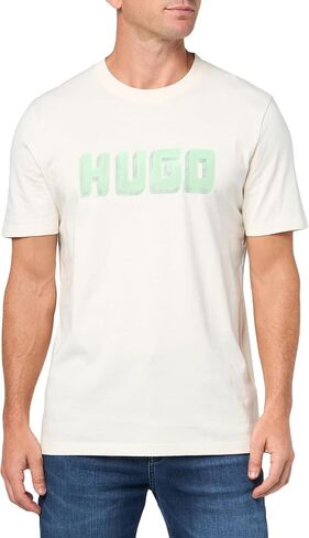 HUGO Men's Block Logo Short Sleeve T-Shirt in Saudi Arabia